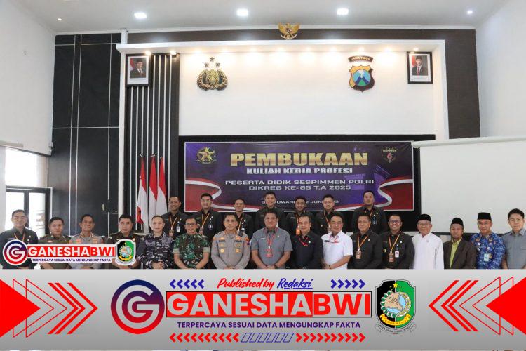 Peserta Sespimmen Polri Laksanakan Kuliah Kerja Profesi di Polresta Banyuwangi Peserta Sespimmen Polri Laksanakan Kuliah Kerja Profesi di Polresta Banyuwangi