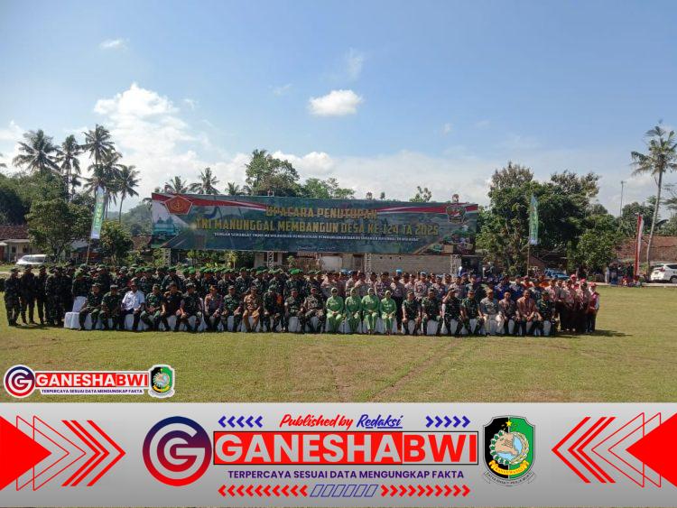 Danramil Pesanggaran Hadiri Penutupan TMMD ke-124 di Jember, Perkuat Sinergi TNI dan Rakyat