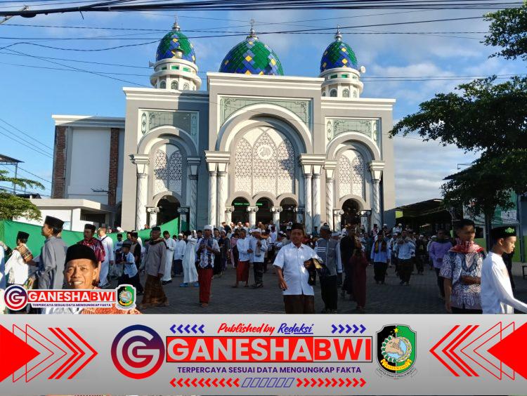 Polresta Banyuwangi Jamin Kelancaran Akses Menuju Masjid Baiturrahman Dadapan pada Idul Adha 1446 H
