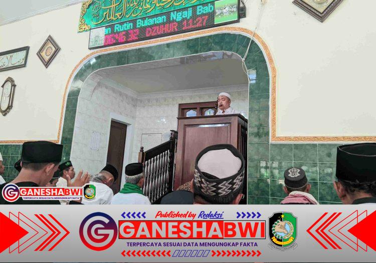 Khidmat Idul Adha di Masjid Baitussalam Kertosari, KH. Achmad Siddiq Ajak Jamaah Jadikan Kurban Sebagai Penyucian Diri