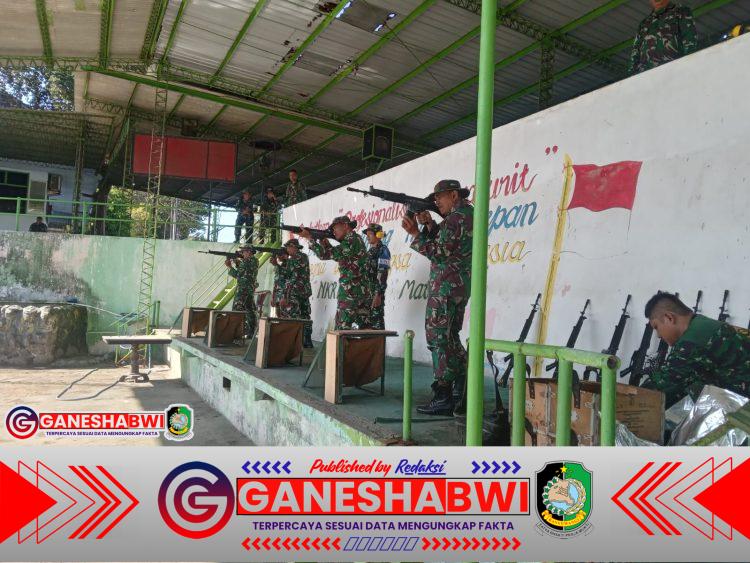 Latihan Menembak Kodim 0825 Banyuwangi Berlangsung Tertib dan Produktif Latihan Menembak Kodim 0825 Banyuwangi Berlangsung Tertib dan Produktif