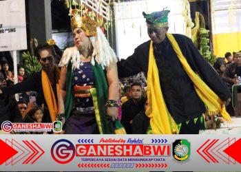 Danramil Glagah Hadiri Pembukaan Ritual Seblang Bakungan dan Bazar UMKM