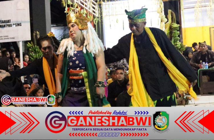 Danramil Glagah Hadiri Pembukaan Ritual Seblang Bakungan dan Bazar UMKM