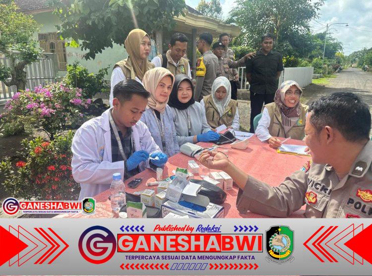 Polresta Banyuwangi Edukasi Warga Lewat Wayang Golek dan Layanan Kesehatan Gratis di Mayur Kamtibmas