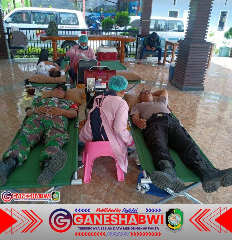 Warga Tamansari Gelar Donor Darah Bersama TNI dan PMI, Tunjukkan Kepedulian Sosial Tinggi