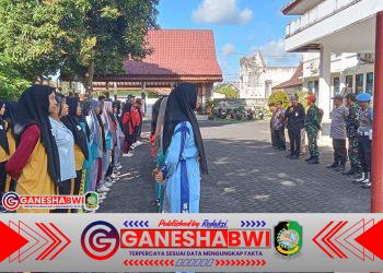 Koramil Kabat Kawal Seleksi Terakhir Paskibra, 45 Anggota Siap Kibarkan Merah Putih di HUT RI ke-80