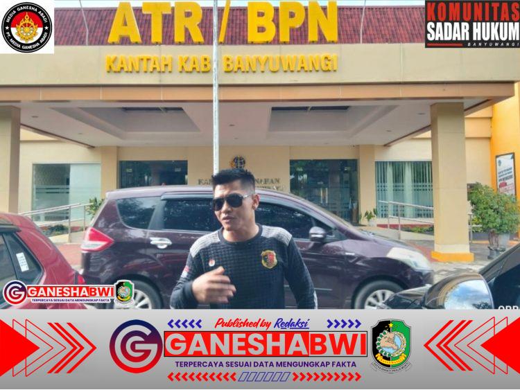 Sugiarto Desak BPN Banyuwangi Usut Sertifikat PTSL Tanah Kavling Bermasalah Sugiarto Desak BPN Banyuwangi Usut Sertifikat PTSL Tanah Kavling Bermasalah