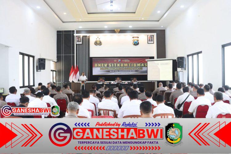 Tingkatkan Layanan, Polresta Banyuwangi Gelar Evaluasi Kinerja