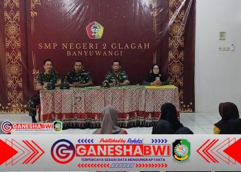 Koramil Glagah Latih Bela Negara dan Disiplin Siswa SMPN 2 Glagah, Tanamkan Karakter Tangguh Sejak Dini