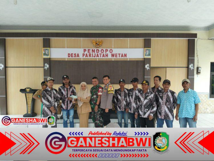 Sinergi Tiga Pilar, Pembinaan Kamtibmas di Desa Parijatah Wetan Berjalan Tertib dan Lancar