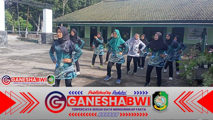 Persit KCK Ranting 10 Koramil Tegaldlimo Gelar Senam Bersama, Jaga Kebugaran dan Eratkan Silaturahmi