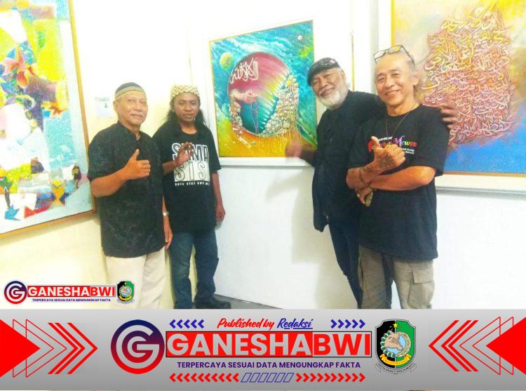 Lukisan Karya Seniman Ketapang Pukau Pengunjung Galeri Ujung Timur Banyuwangi