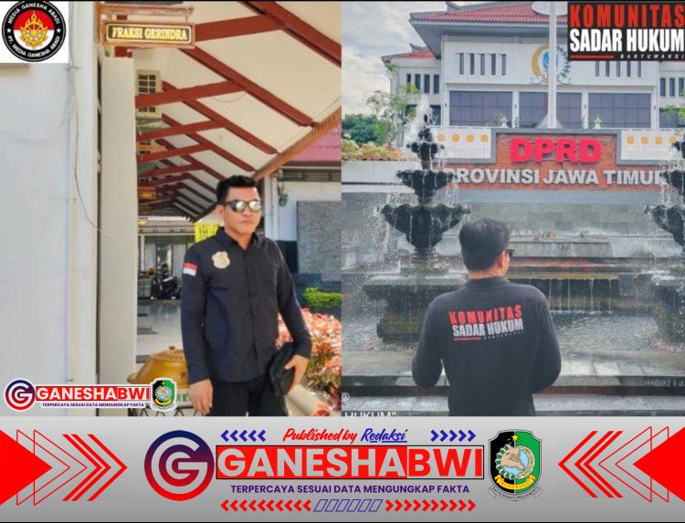 Sugiarto Minta DPRD Provinsi Jawa Timur Fasilitasi Hearing atau Audiensi Terbuka