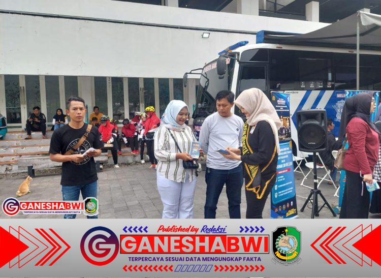 Momentum Bhayangkara ke-79, Polresta Banyuwangi Hadirkan Layanan Publik di Car Free Day