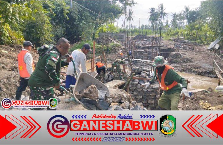 Kodim 0825/Banyuwangi Gencarkan Pra-TMMD 125, Fokus Bangun Jembatan Tingkatkan Akses Desa