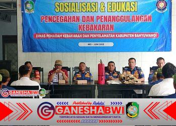 Damkar Banyuwangi Sosialisasikan Pencegahan Kebakaran di Ringintelu, Tekankan Edukasi Adaptif