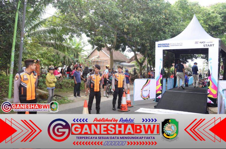 Polresta Banyuwangi Terjunkan Ratusan Personel Amankan Etape 2 Kejurnas Road Race 2025