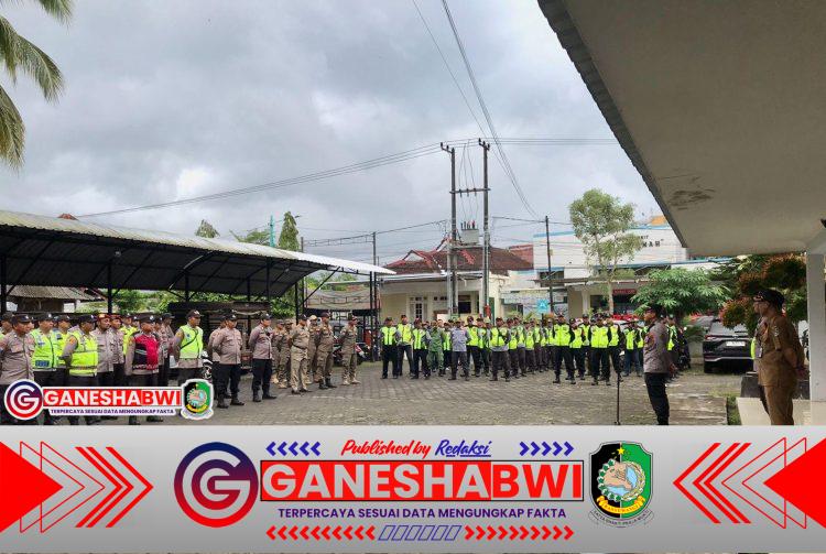 Koramil 0825/06 Gambiran Bersinergi Amankan Kejurnas Balap Sepeda 2025