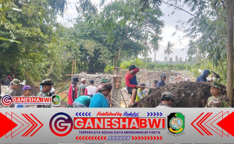 Angkong Jadi Sahabat Babinsa, Dorong Kerja Produktif dalam Pra TMMD ke-125 di Siliragung