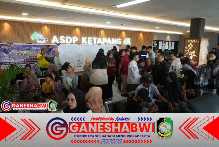 KMP Tunu Pratama Jaya Tenggelam, Bupati Ipuk Siagakan Fasilitas Evakuasi dan Medis