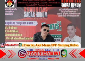 Kontroversi Permohonan Siswa Baru di SMAN 1 Genteng Banyuwangi: Surat BPD Genteng Kulon dan Isu di Tuding Tindakan Melampaui Kewenangan Berpotensi Kegaduhan