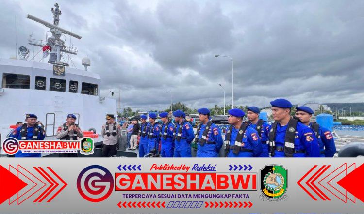 Kapolresta Banyuwangi dan Dirpolairud Polda Jatim Pimpin Operasi SAR Lanjutan Korban KMP Tunu Pratama Jaya