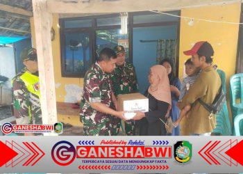 Tangisan Pilu Keluarga Saat Koramil 0825/01 Banyuwangi Serahkan Bantuan untuk Korban KMP Tunu Pratama Jaya
