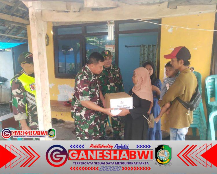 Tangisan Pilu Keluarga Saat Koramil 0825/01 Banyuwangi Serahkan Bantuan untuk Korban KMP Tunu Pratama Jaya