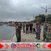 Danramil 0825/17 Muncar Bersama Forkopimka Sisir Pantai Cari Korban KMP Tunu Pratama Jaya
