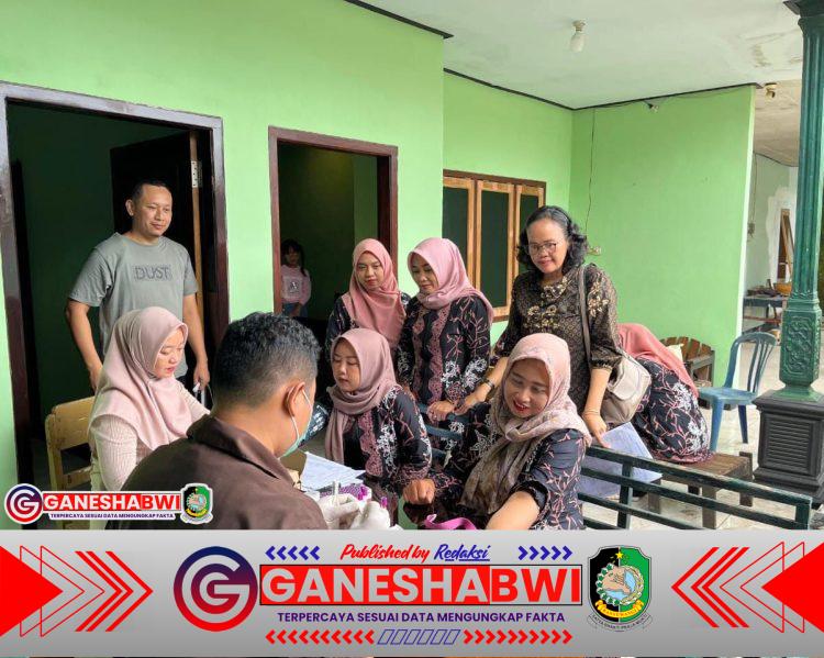 Koramil 0825/10 Bangorejo Gelar Pemeriksaan Kesehatan Gratis untuk Anggota dan Persit