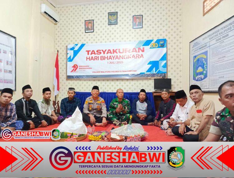 Koramil 0825-21/Kalipuro Hadiri Tasyakuran HUT Bhayangkara ke-79 Tahun 2025