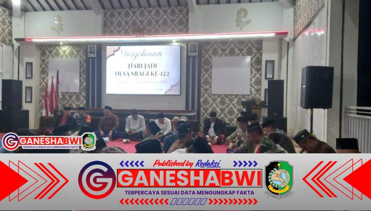 Koramil 0825/20 Songgon Dukung Tasyakuran Hari Jadi ke-122 Desa Sragi, Pererat Sinergi dengan Masyarakat
