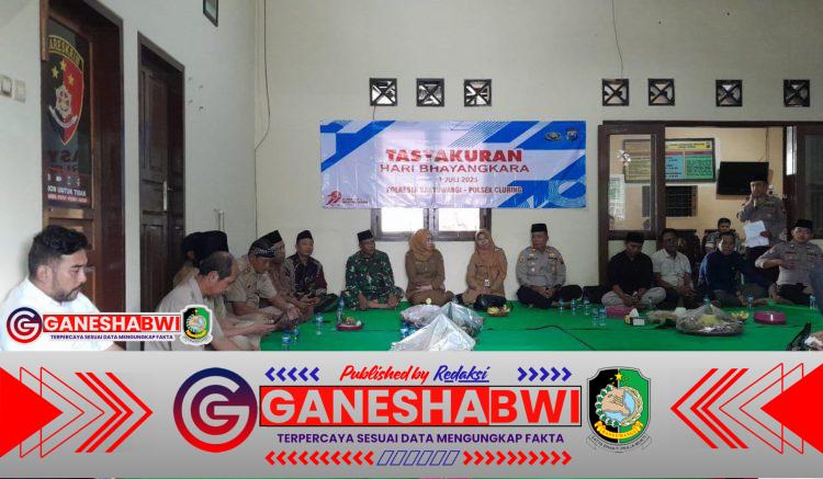 Danramil 0825/07 Cluring Hadiri Tasyakuran Hari Bhayangkara ke-79 di Polsek Cluring Danramil 0825/07 Cluring Hadiri Tasyakuran Hari Bhayangkara ke-79 di Polsek Cluring