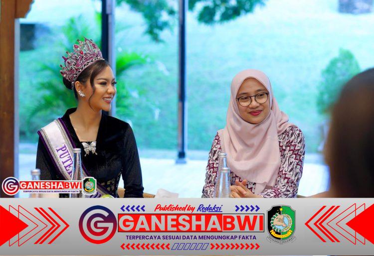 Putri Indonesia 2025 Pulang Kampung, Ceritakan Pengalaman Miss Supranational ke Bupati Ipuk