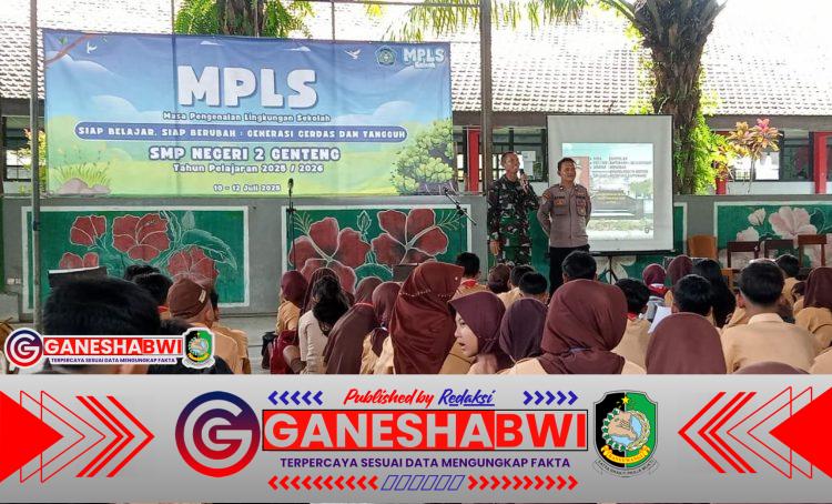 Danramil Genteng Ajak Siswa SMPN 2 Genteng Cegah Kekerasan Sejak Dini