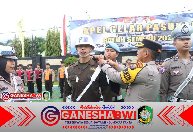 Polresta Banyuwangi Gelar Apel Operasi Patuh Semeru 2025, Fokus Tertib Lalu Lintas dan Keselamatan Warga