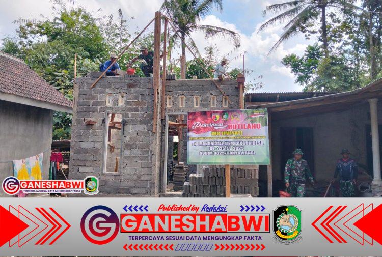 Babinsa Kodim 0825/Banyuwangi Bantu Wujudkan Rumah Layak Huni Bagi Warga Siliragung Babinsa Kodim 0825/Banyuwangi Bantu Wujudkan Rumah Layak Huni Bagi Warga Siliragung