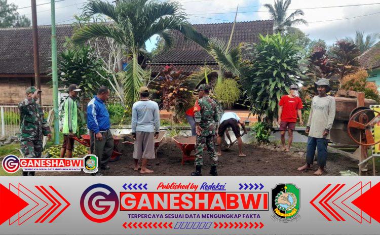 Babinsa Koramil Songgon Gelar Karya Bakti, Angkut Material Jembatan Alternatif Babinsa Koramil Songgon Gelar Karya Bakti, Angkut Material Jembatan Alternatif