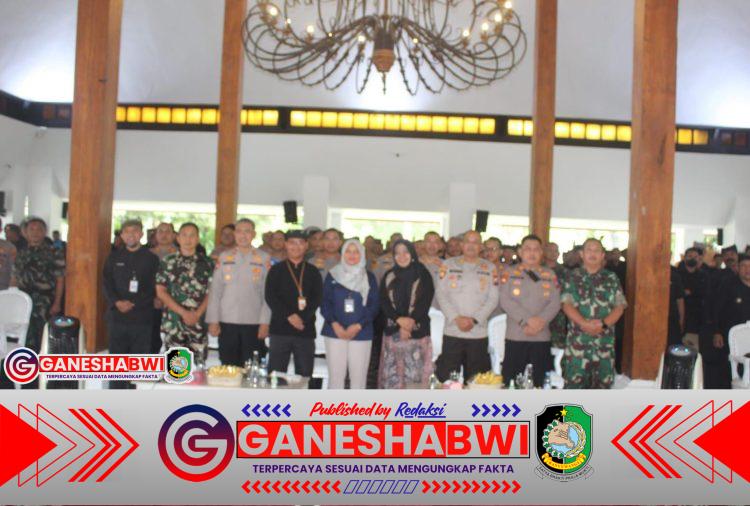 Kasdim 0825 Banyuwangi Hadiri Rapat Koordinasi Bantuan Pangan Bersama Bulog