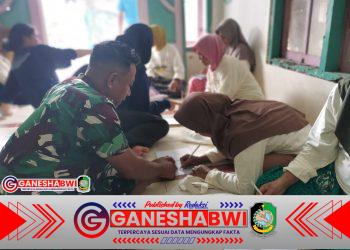 Babinsa Jadi Guru Baca Tulis, Ibu-Ibu Wangkal Kalipuro Antusias Belajar di Usia Senja