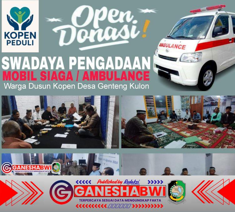 Warga Dusun Kopen Swadaya Hadirkan Mobil Siaga Gratis untuk Layanan Darurat Warga Dusun Kopen Swadaya Hadirkan Mobil Siaga Gratis untuk Layanan Darurat