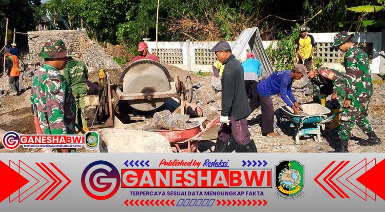 Jelang TMMD 125, TNI dan Warga Bangun Jembatan Penghubung di Siliragung Jelang TMMD 125, TNI dan Warga Bangun Jembatan Penghubung di Siliragung