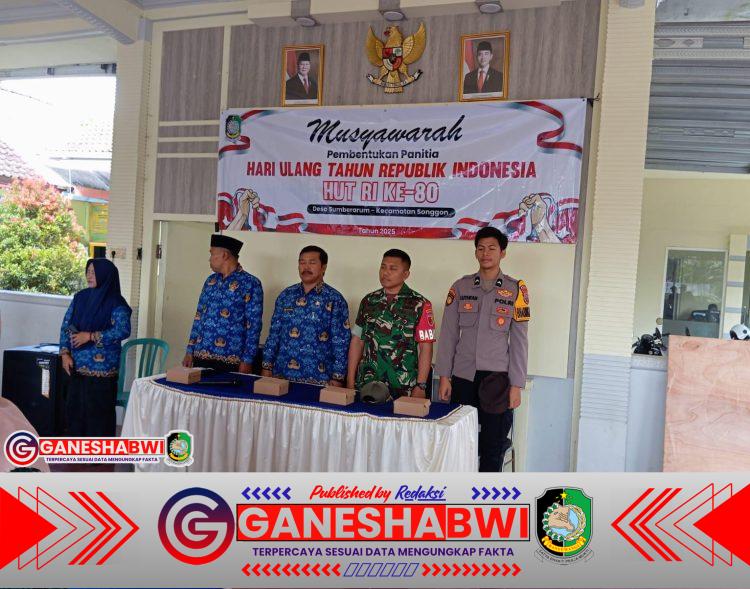 Babinsa Songgon Hadiri Pembentukan Panitia HUT RI ke-80 di Desa Sumberarum Babinsa Songgon Hadiri Pembentukan Panitia HUT RI ke-80 di Desa Sumberarum