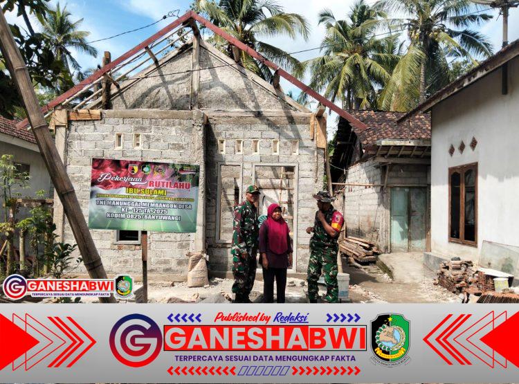 Ibu Sulami Terharu Rumahnya Disulap Jadi Layak Huni Lewat Program Rutilahu Kodim 0825/Banyuwangi