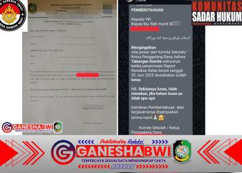 Pungli Pendidikan Banyuwangi: Ketika “Tabungan Komite” Menjadi Kedok Baru Pungutan Liar