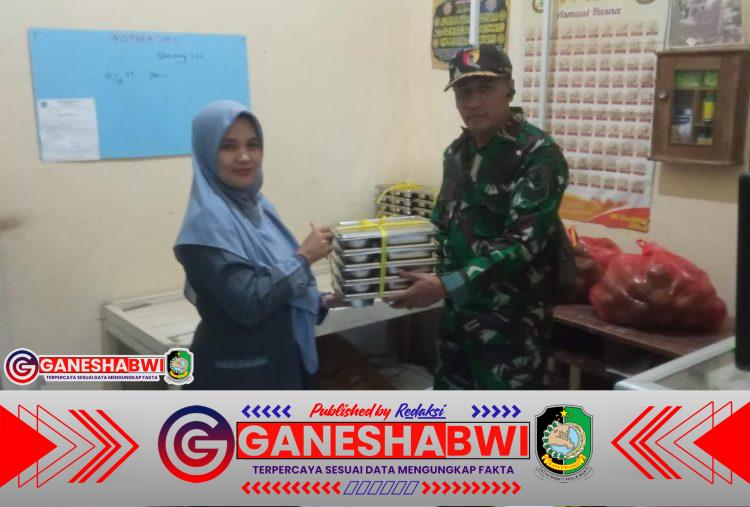 Koramil Sempu Kawal Distribusi 3.000 Lebih Paket Makanan Bergizi untuk Siswa di Banyuwangi