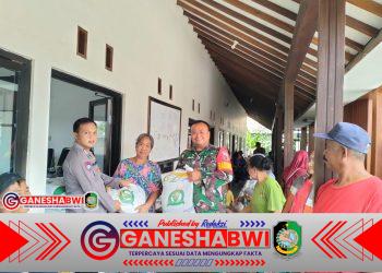 Babinsa Koramil 0825/01 Banyuwangi Dampingi Penyaluran Beras untuk 553 KPM