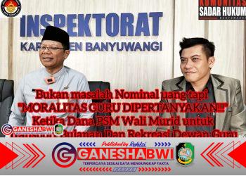 Kepala Sekolah Diduga Dalang Utama Skandal Dana PSM di Salah Satu SMA N 1 di Banyuwangi