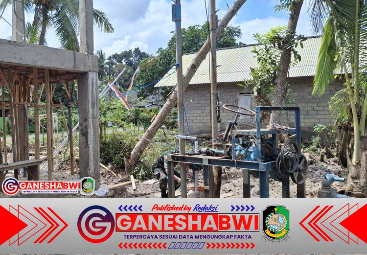 Pasiter Kodim 0825 Banyuwangi Tinjau Pembangunan Sumur Bor TMMD di Siliragung Pasiter Kodim 0825 Banyuwangi Tinjau Pembangunan Sumur Bor TMMD di Siliragung