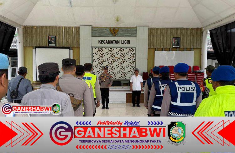 Posramil 0825-22 Licin Lakukan Apel dan Pengamanan Rute Tour de Ijen 2025